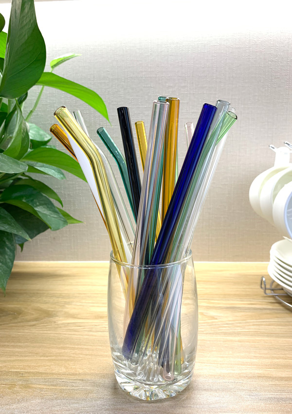 Partyabc High-Borosilicate-Glass-Straws